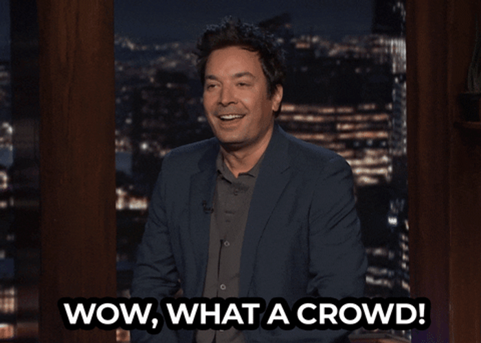 What A Crowd Are You Not Entertained GIF