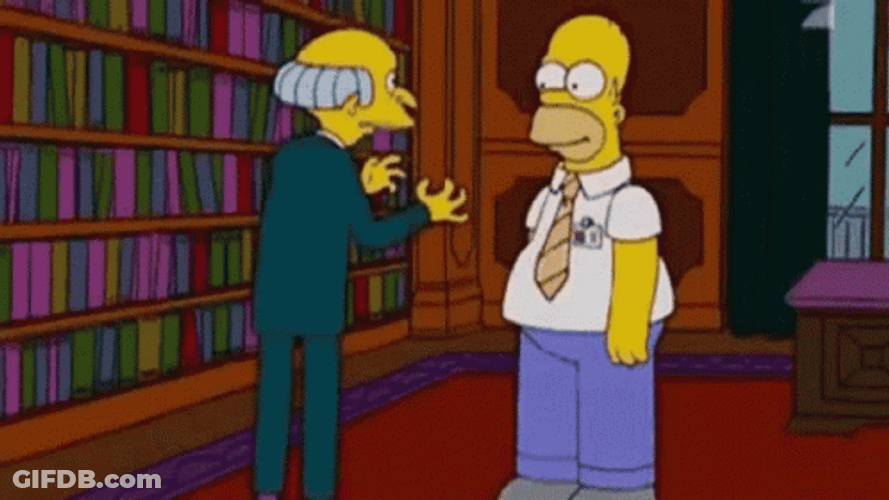 What A Fool Homer Doh GIF