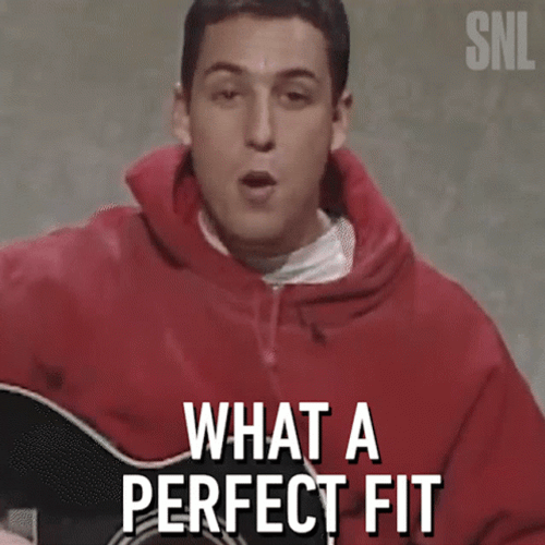 What A Perfect Fit Adam Sandler GIF