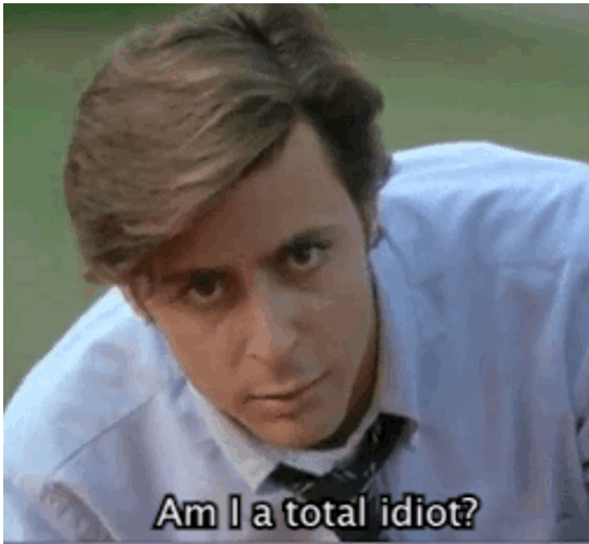 What A Total An Idiot You Are GIF