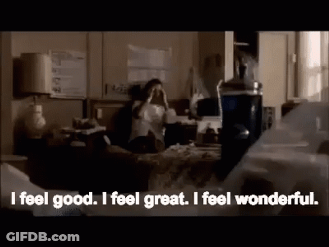 What About Bob I Feel Good GIF