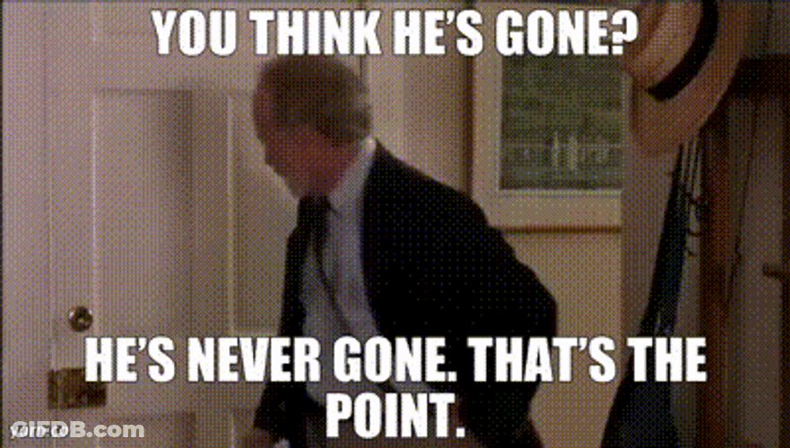 What About Bob Man Opening Door GIF