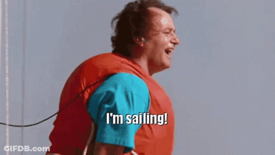 What About Bob Sailing GIF