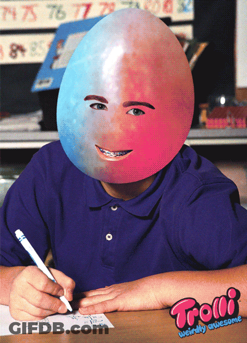 What About Having Ostrich Egg Head GIF
