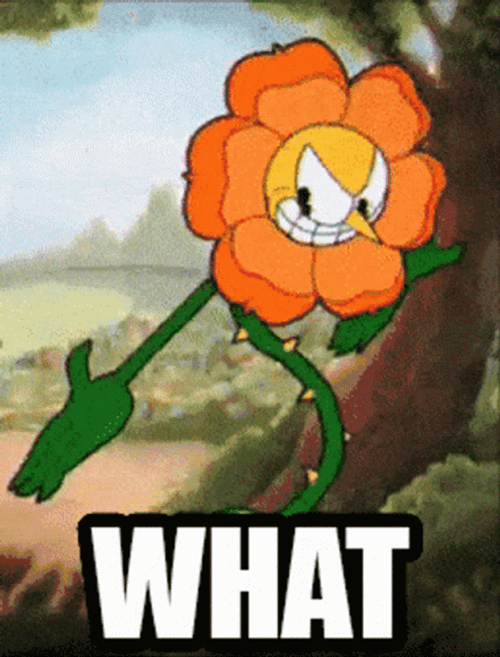 What Are Those Cuphead Game Cagney Carnation GIF