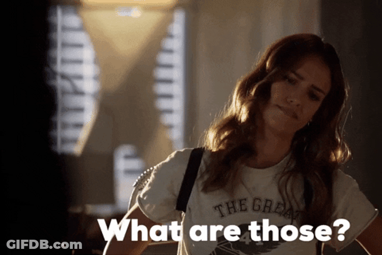 What Are Those Frustrated Lady Asking GIF