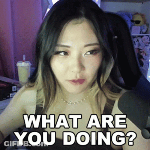 What Are You Doing Asian Youtuber GIF