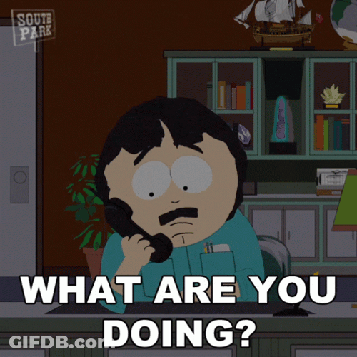 What Are You Doing Randy Marsh GIF