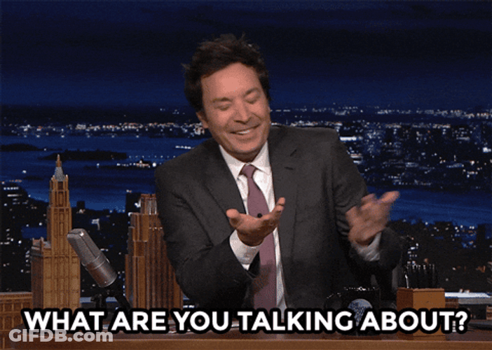 What Are You Talking About Jimmy Fallon GIF