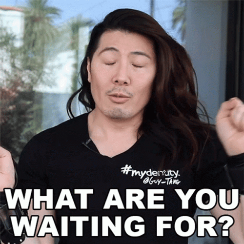 What Are You Waiting For Eye Roll GIF