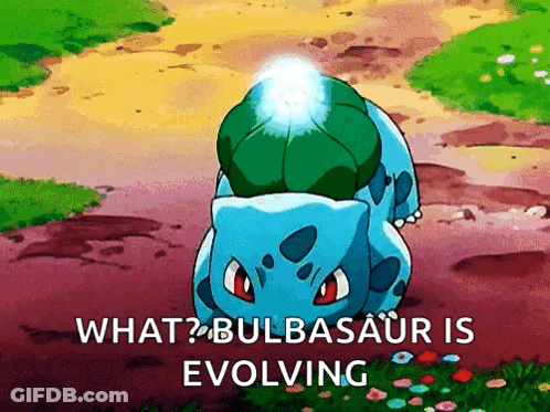 What Bulbasaur Is Evolving GIF