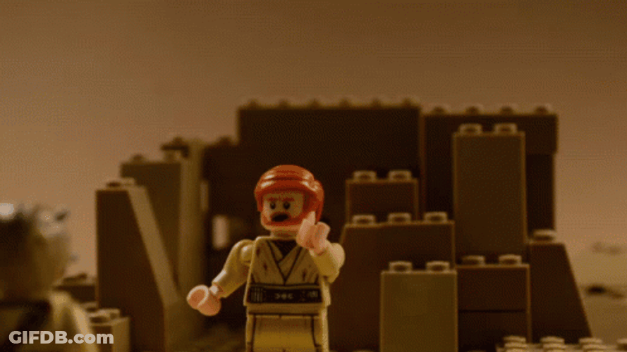What Can I Say Lego GIF