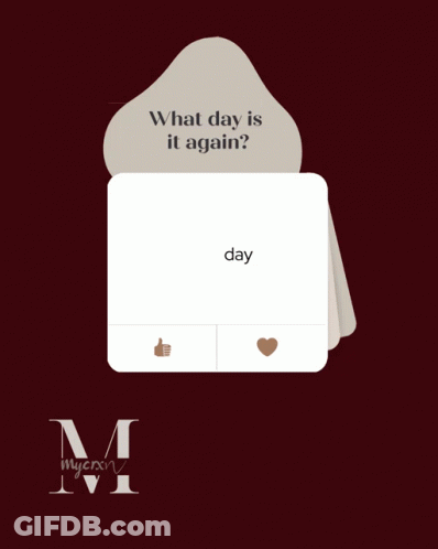 What Day Is It Again Wednesday Card GIF