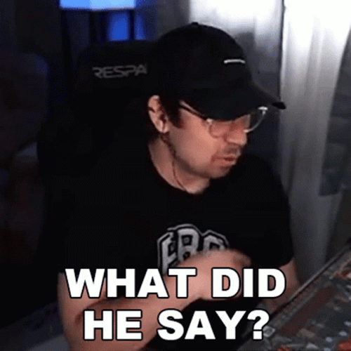 What Did He Say Meme Drew Bienusa GIF