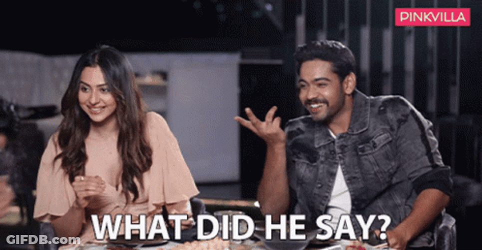 What Did He Say Rakul Preet Singh GIF