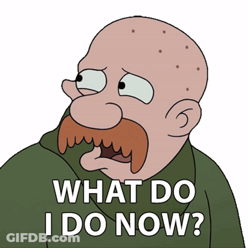 What Do I Do Now Sad Guy GIF