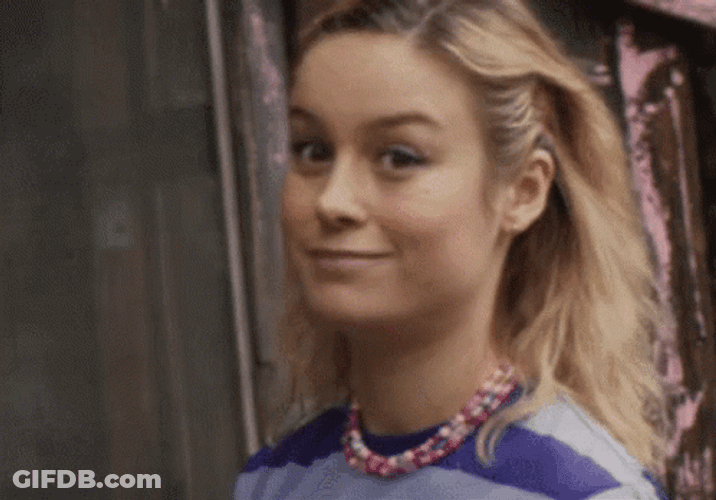 What Do You Think Brie Larson GIF