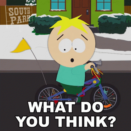 What Do You Think Butters Stotch South Park GIF