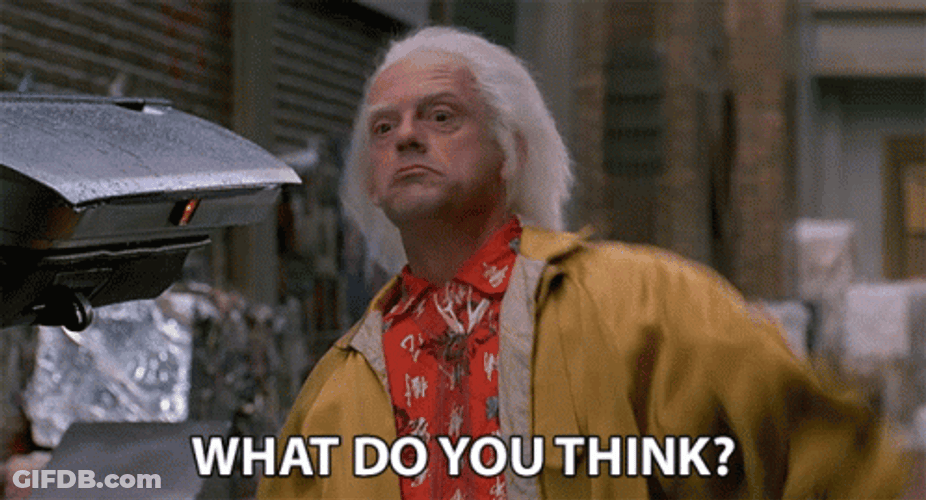 What Do You Think Christopher Lloyd GIF