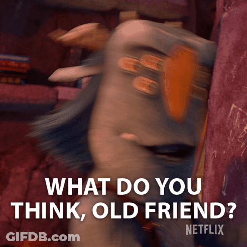 What Do You Think Old Friend Blinky GIF