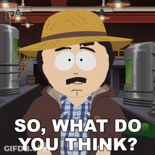 What Do You Think Randy Marsh South Park GIF