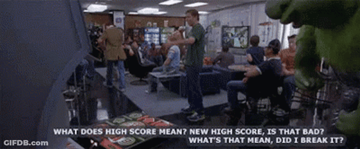 What Does High Score Mean Grandmas Boy GIF