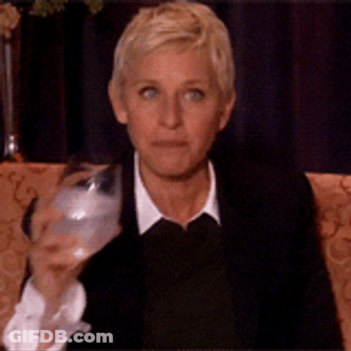 What Ellen DeGeneres Drink GIF