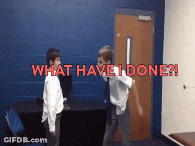 What Have I Done In The School GIF
