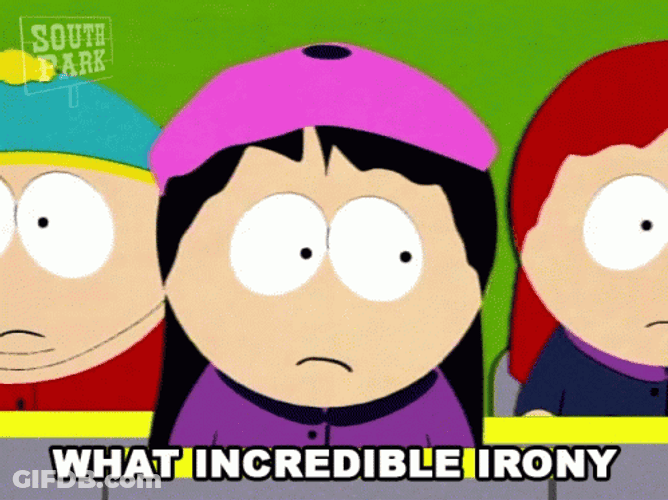 What Incredible Irony Wendy Testaburger GIF