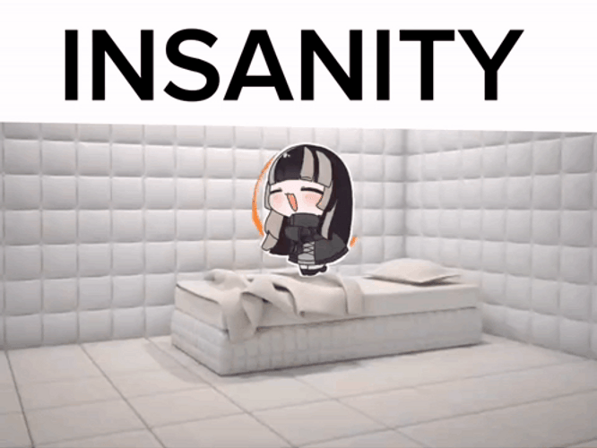 What Insanity Feels Inside The White Room GIF