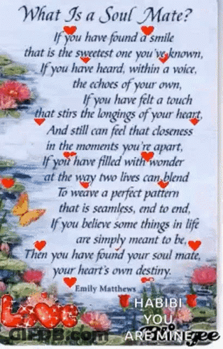What Is A Soul Mate If You Have Found A Smile That Is The Sweetest One You 'Ve Known .. GIF