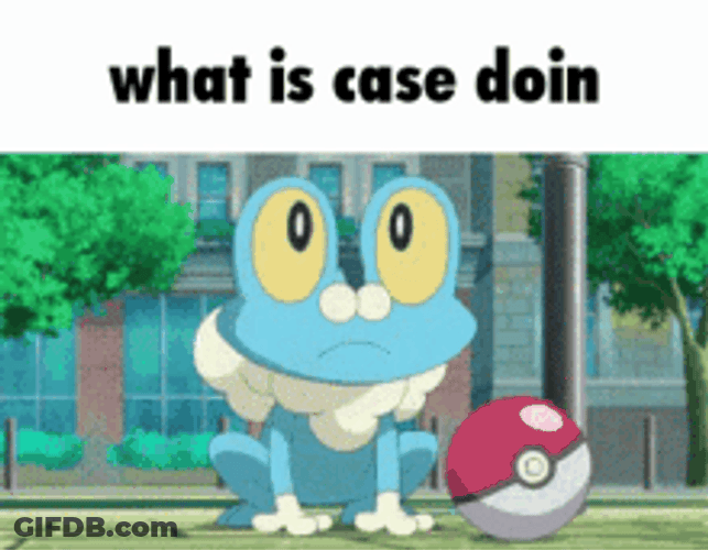 What Is Froakie Pokemon Case Doing GIF