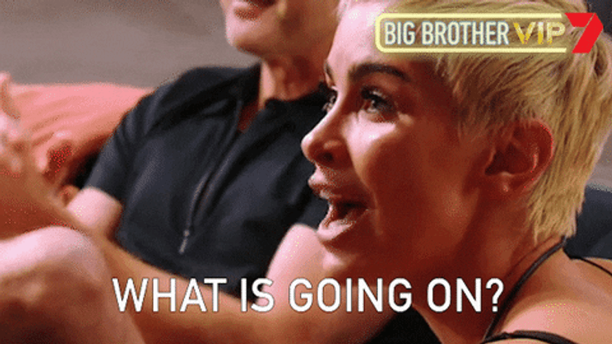 What Is Going On Big Brother VIP GIF