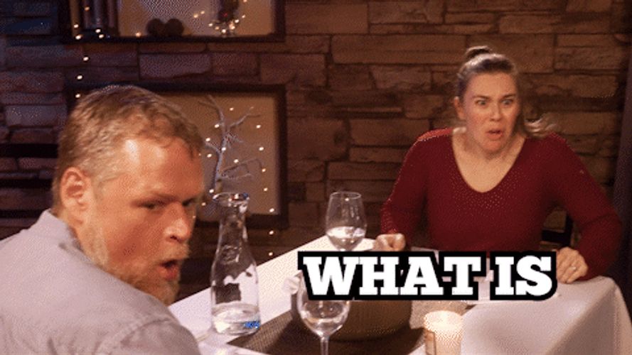 What Is Going On Frustrated Couple GIF
