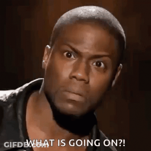 What Is Happening Kevin Hart GIF