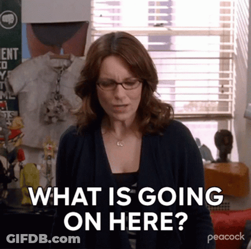 What Is Happening Tina Fey GIF