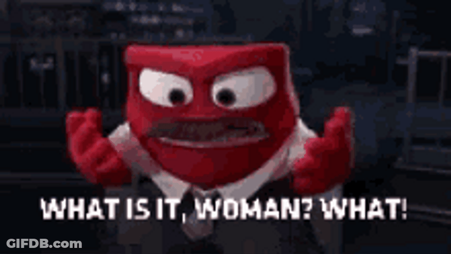 What Is It Woman Inside Out Anger GIF