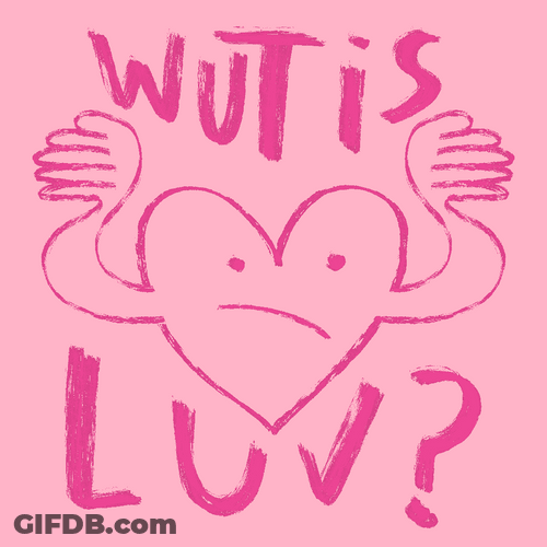 What Is Love Animated Text GIF