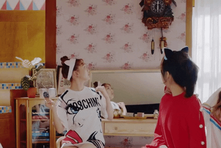 What Is Love Music Video Bedroom GIF