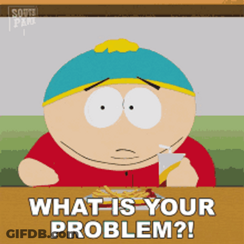 What Is Your Problem South Park Eric Cartman GIF