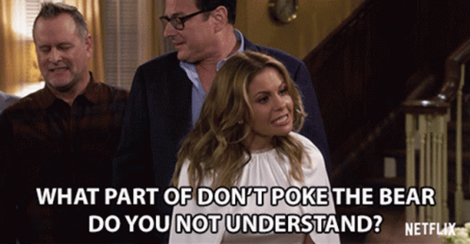What Part Of Dont Poke The Bear GIF