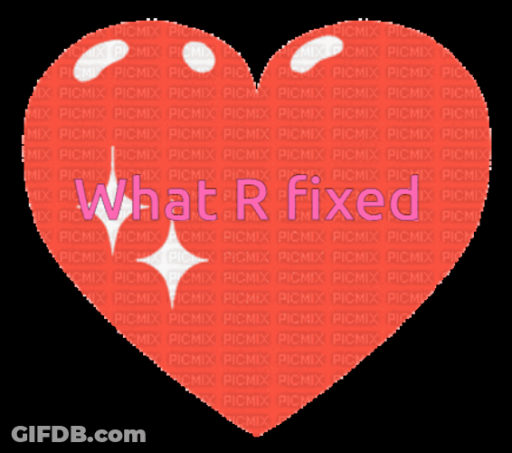 What R Fixed Inside Heart GIF