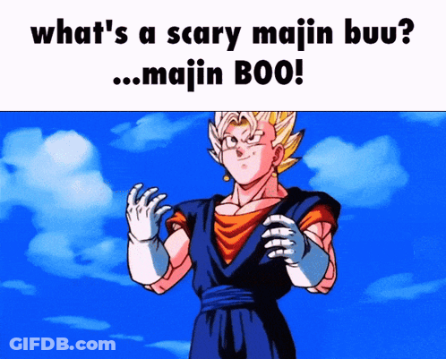What's A Scary Majin Buu GIF