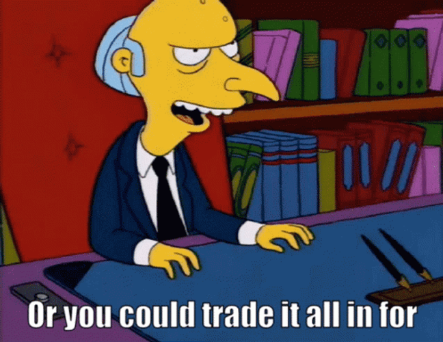 What's In The Box Mister Burns The Simpsons GIF