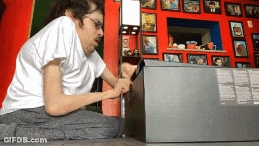 What's In The Box Nosy Ricky Berwick GIF