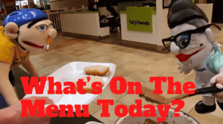 What's On The Menu Today SML Jeffy GIF
