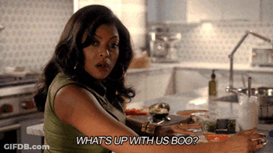 What's Up With Us Boo? GIF