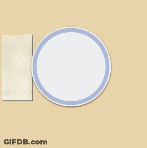 What Sounds Good Plate And Utensils GIF