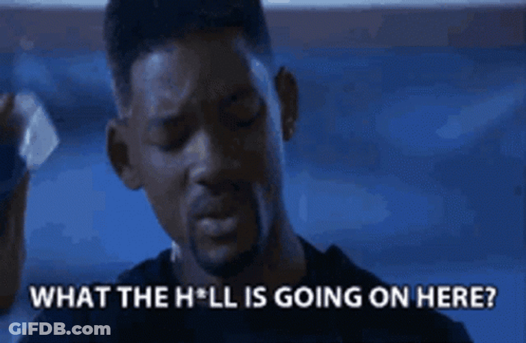 What The Hell Is Going Here Will Smith GIF