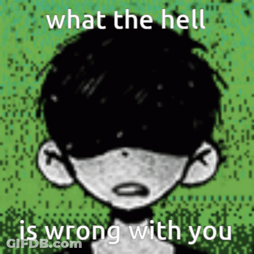 What The Hell Wrong Omori Basil GIF